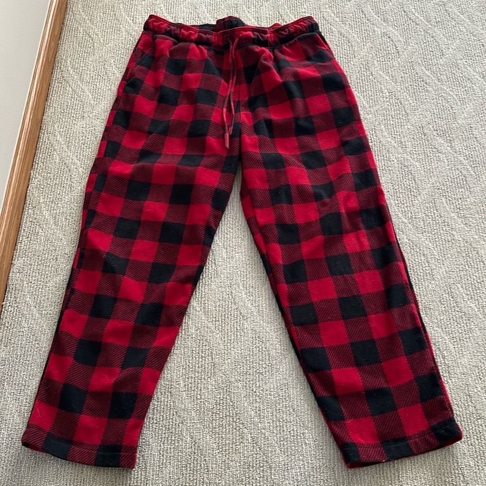 Lands End buffalo plaid lounge pants